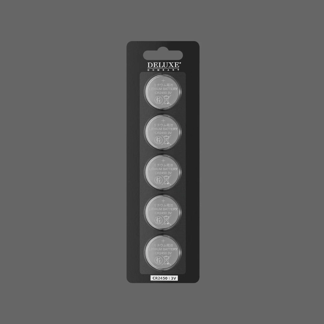CR2450 knoopcel batterijen – 5 stuks – Deluxe Homeart
