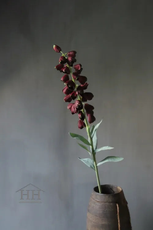 Fritillaria kunstbloem bordeaux – 96 cm