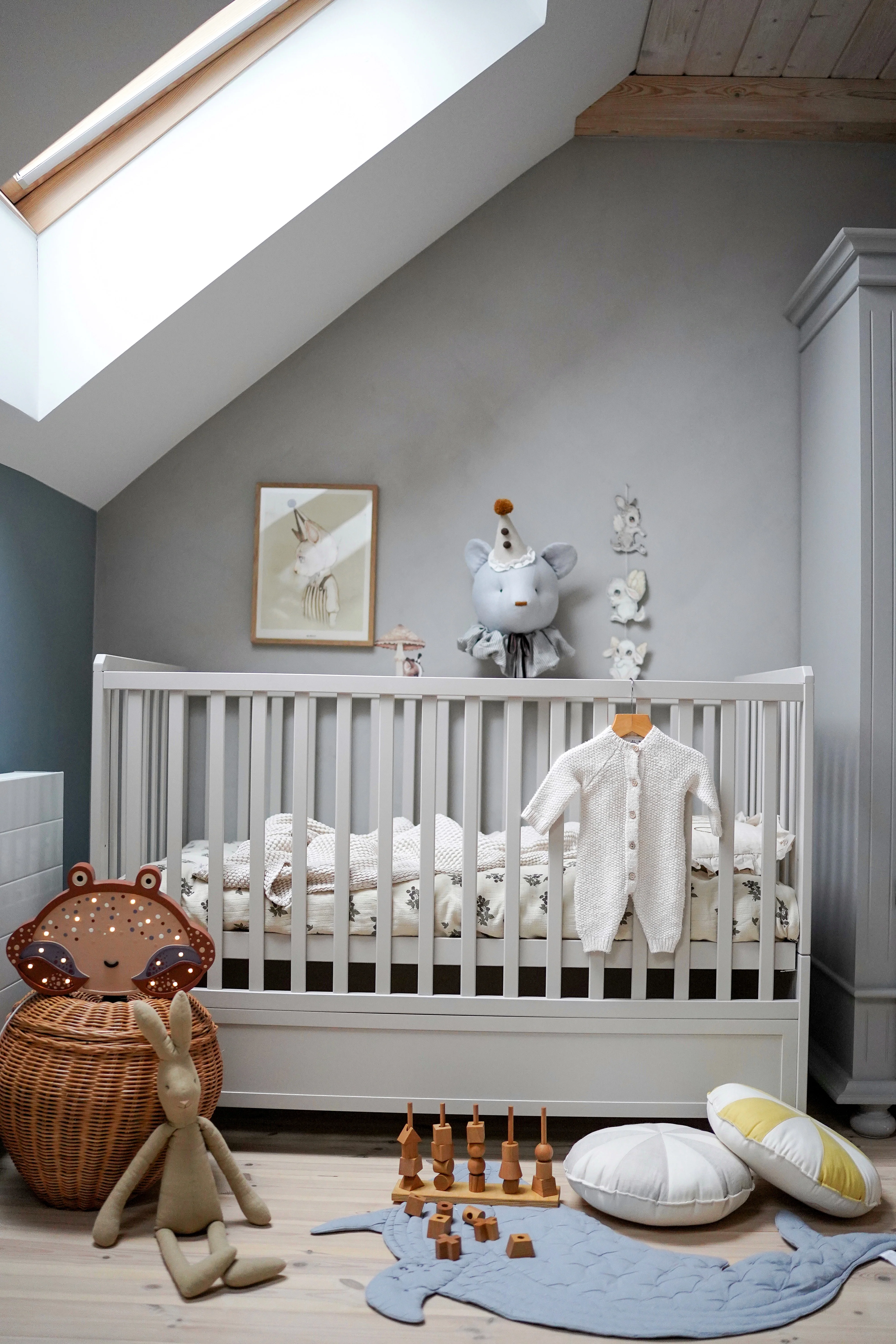 Ledikant & Junior bedje ' Vintage 'in 1! Cashmere - Afbeelding 2