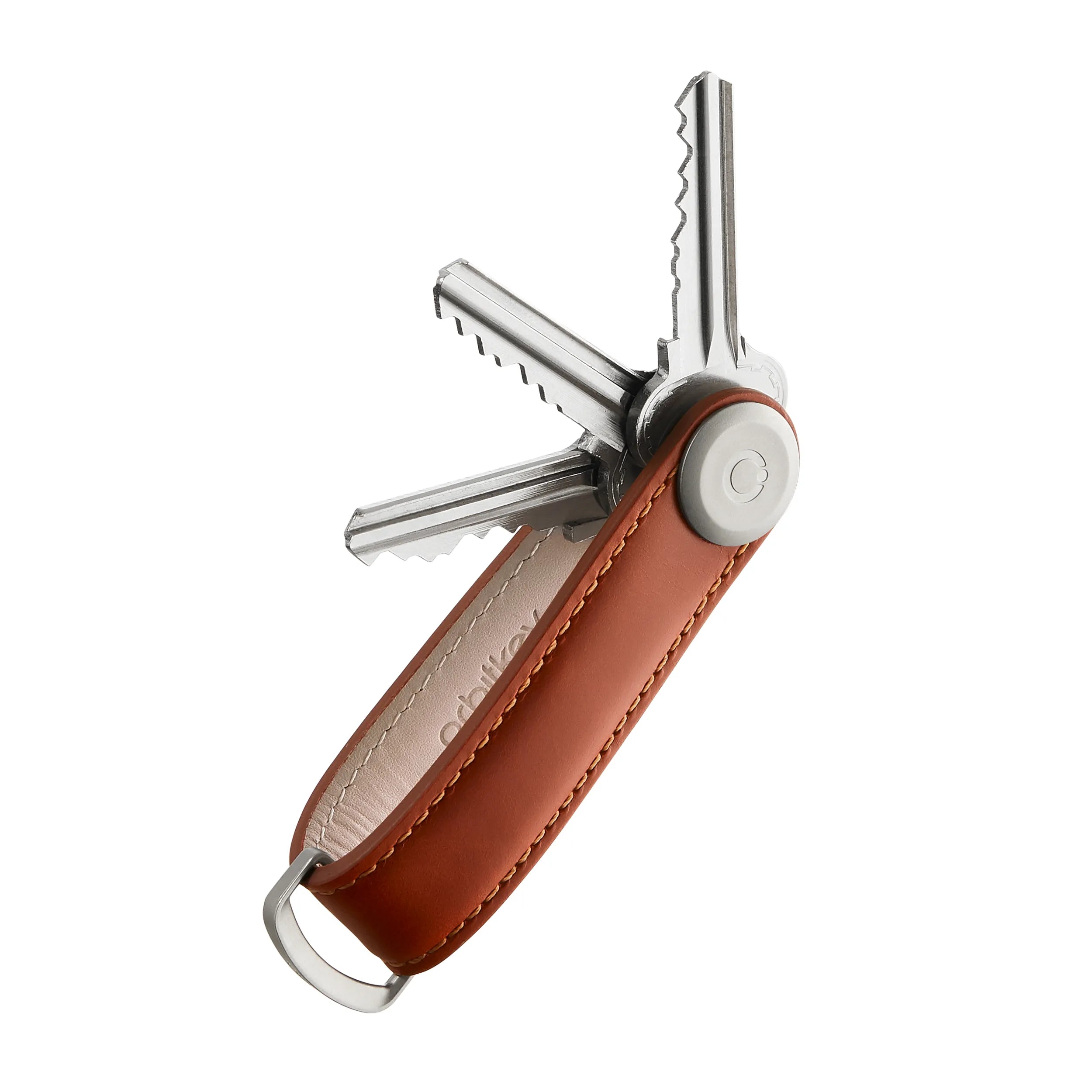 Orbitkey Premium Leer 2.0 – Cognac / Tan