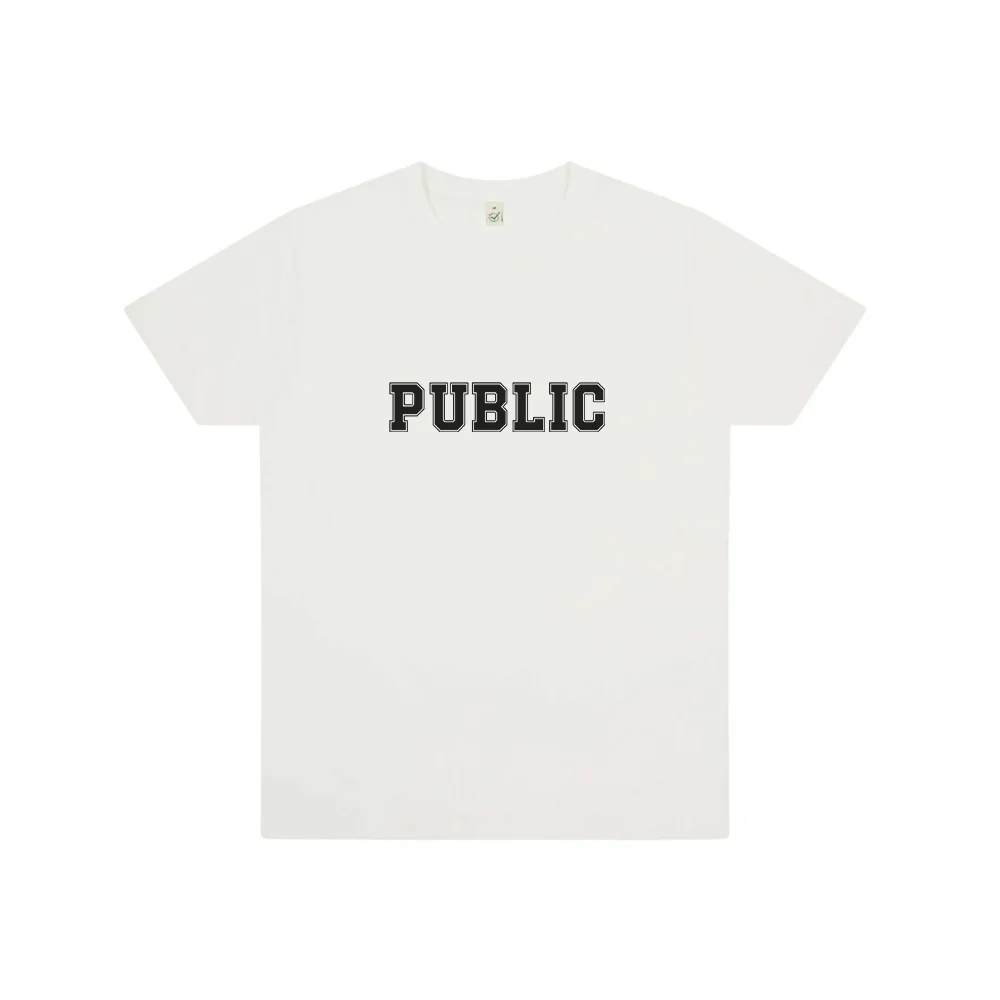 “ACADEMY” T-SHIRT (FADED WHITE)