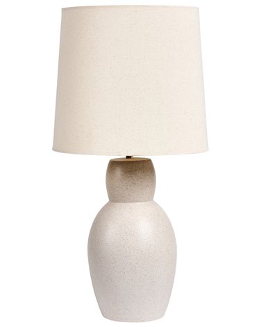 Table Lamp DEDURU Ceramic Beige