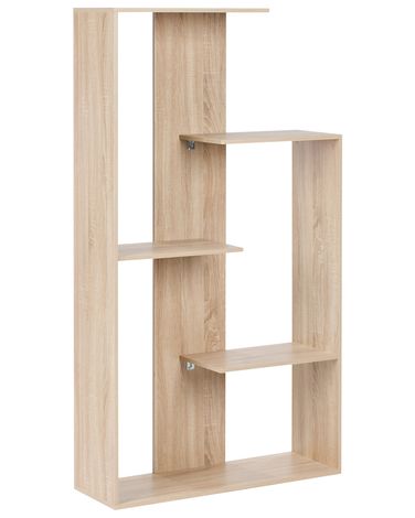 Boekenkast met 3 planken KAHNTAH 163 cm Lichtbruin