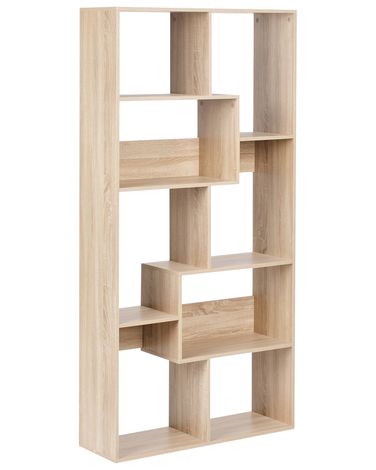 Boekenkast met 6 planken CHATEH 180 cm Lichtbruin