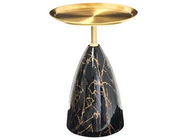 Bijzettafel STORM Metaal Marmer/goud