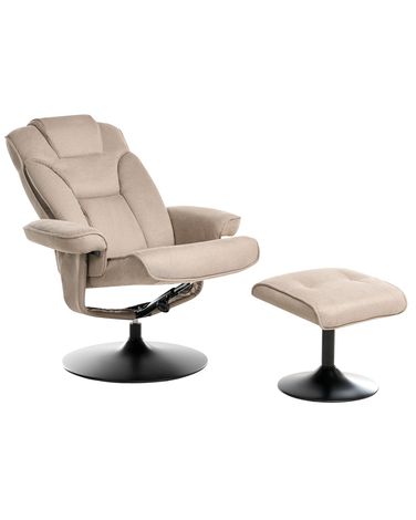Fauteuil inclinable NYKS Tissu Taupe