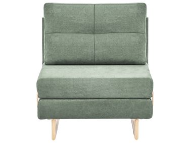 Fauteuil convertible JERSLEV Tissu Vert clair