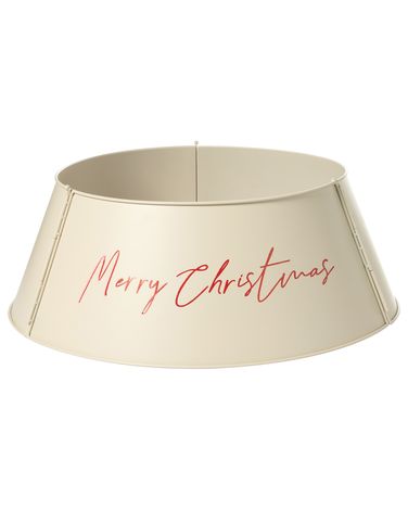 Jupe de sapin de Noël IMATRA Métal Beige 65 cm