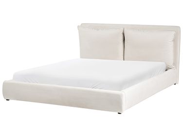 Waterbed Fabric BAJONNA 160 x 200 cm (EU King Size) Light Beige