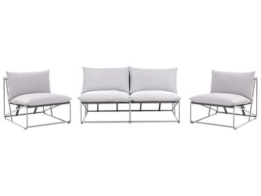Ensemble de canapés de jardin 4 places PICO Métal Gris