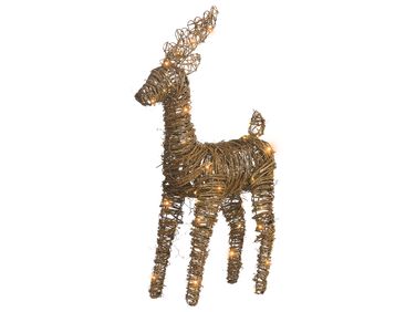Décoration de Noël LED GRINDAVIK Renne 97 cm Naturel