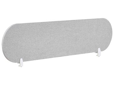 Bureauscheidingswand SPARKY 160 x 40 cm Lichtgrijs