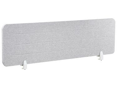 Bureauscheidingswand ZIGGY 160 x 40 cm Lichtgrijs