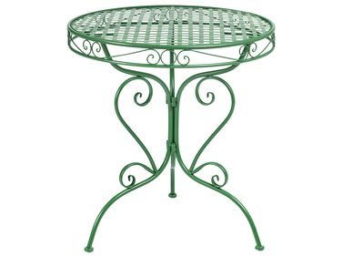 Bistrotafel ALBINIA 70 cm 70 cm Metaal Groen