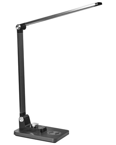 LED bureaulamp ENIF met draadloze oplader Zwart
