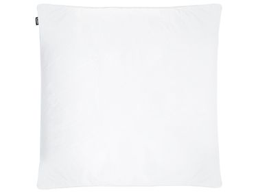 Bed Pillow FELDBERG High Duck Feathers and Down 80 x 80 cm White