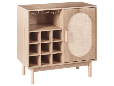 Armoire à vin COSTELLO Marron clair