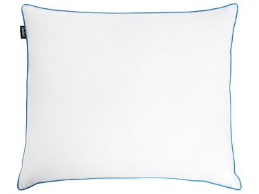 Bed Pillow ANETO High Duck Feathers and Down 80 x 80 cm White