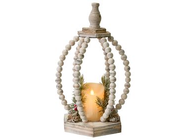 Décoration de Noël LED PAJARVI 40 cm Marron clair