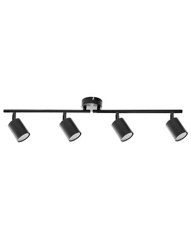 4 Light Spotlight NYANDO Metal Black