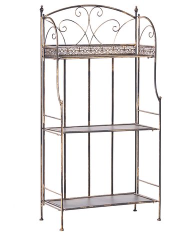 Meuble de rangement VILLADOSE Métal 117 cm 60 cm Noir