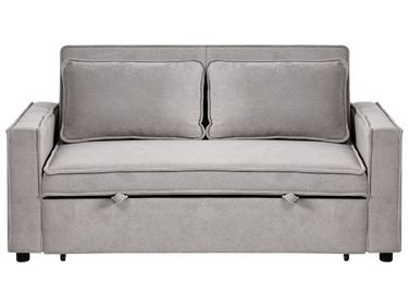 Canapé-lit UTTELA Tissu Gris