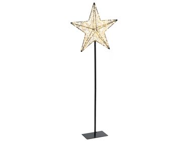 Décoration extérieure LED SANNAN Étoile 110 cm Noir