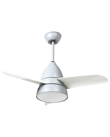 Ceiling Fan with Light STRAWBERRY with Remote LED Grey