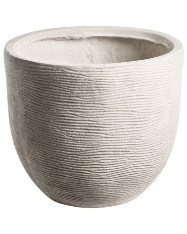 Cache-pot LIXOURI 47 cm Gris clair