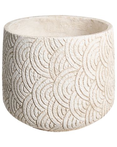 Bloempot ERIROS 31 cm Lichtbeige