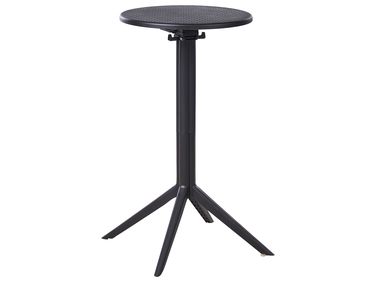 Garden Bar Table LEGRENA 60 cm 60 cm Black