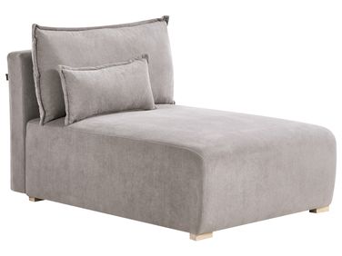 Chaise longue NERBO Tissu Gris
