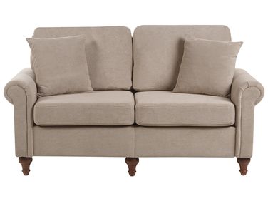Sofa 2 Seater GINNERUP Fabric Taupe