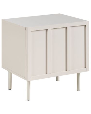 Bedside Table CLUNES Light Beige