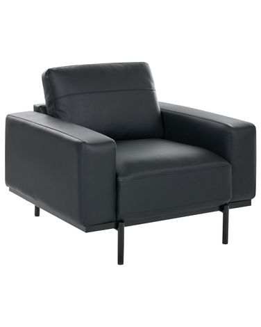 Fauteuil SOVIK Cuir PU Noir