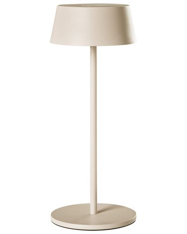 LED draadloze tafellamp GUDER met dimmer Metaal Beige