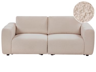 Modular Sofa 2 Seater KIVVIK Boucle Beige