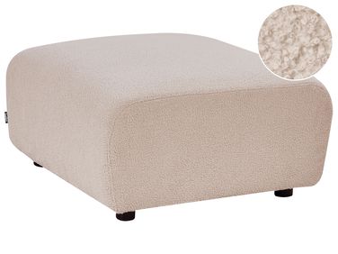 Ottoman KIVVIK Boucle Beige