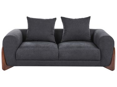 Sofa 2 Seater VINLIDEN Black