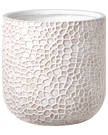 Cache-pot YUHUA 43 cm Beige clair