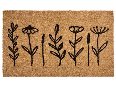 Deurmat AGIAK Natuurlijk 50 x 80 cm Bloem Kokos