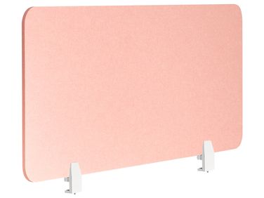 Desk Screen SPLIT 80 x 50 cm Peach Pink