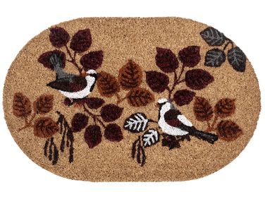 Deurmat TOOLIK Natuurlijk 40 x 60 cm Vogel Kokos