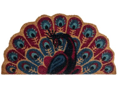 Deurmat NULATO Meerkleurig 45 x 75 cm Pauw Kokos