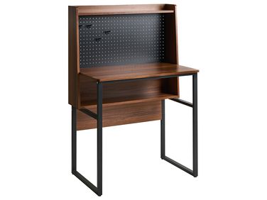 Thuiskantoor met ophangbord BUXTON Donkerbruin 84 cm 48 cm