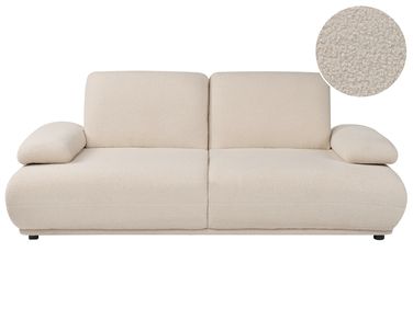Sofa 3 Seater NACKA Boucle Beige