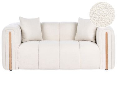 Sofa 2 Seater MORSIL Boucle Off-White