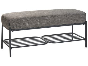 Banc à chaussures TRUCKEE Tissu Noir