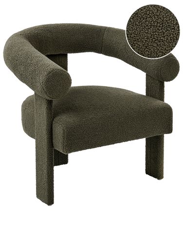Armchair ILBRO Boucle Dark Green