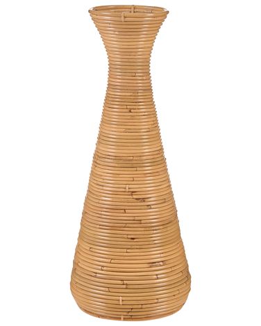 Decoratieve vaas NIDRI Rotan 70 cm Natuurlijk